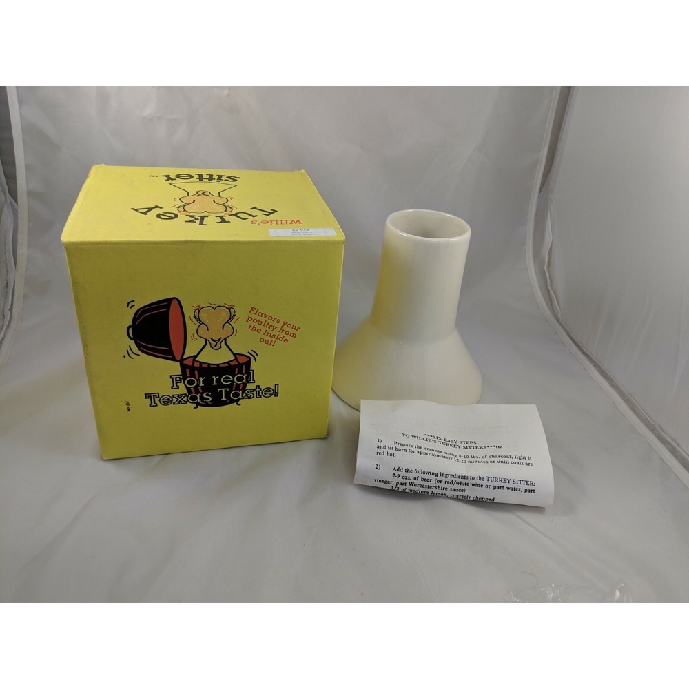Willies Turkey‎ Sitter Poultry Barbecue BBQ Ceramic Used